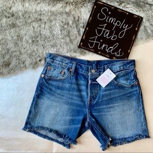 Levi’s | 501 CT Selvedge Cut Off Jean Shorts